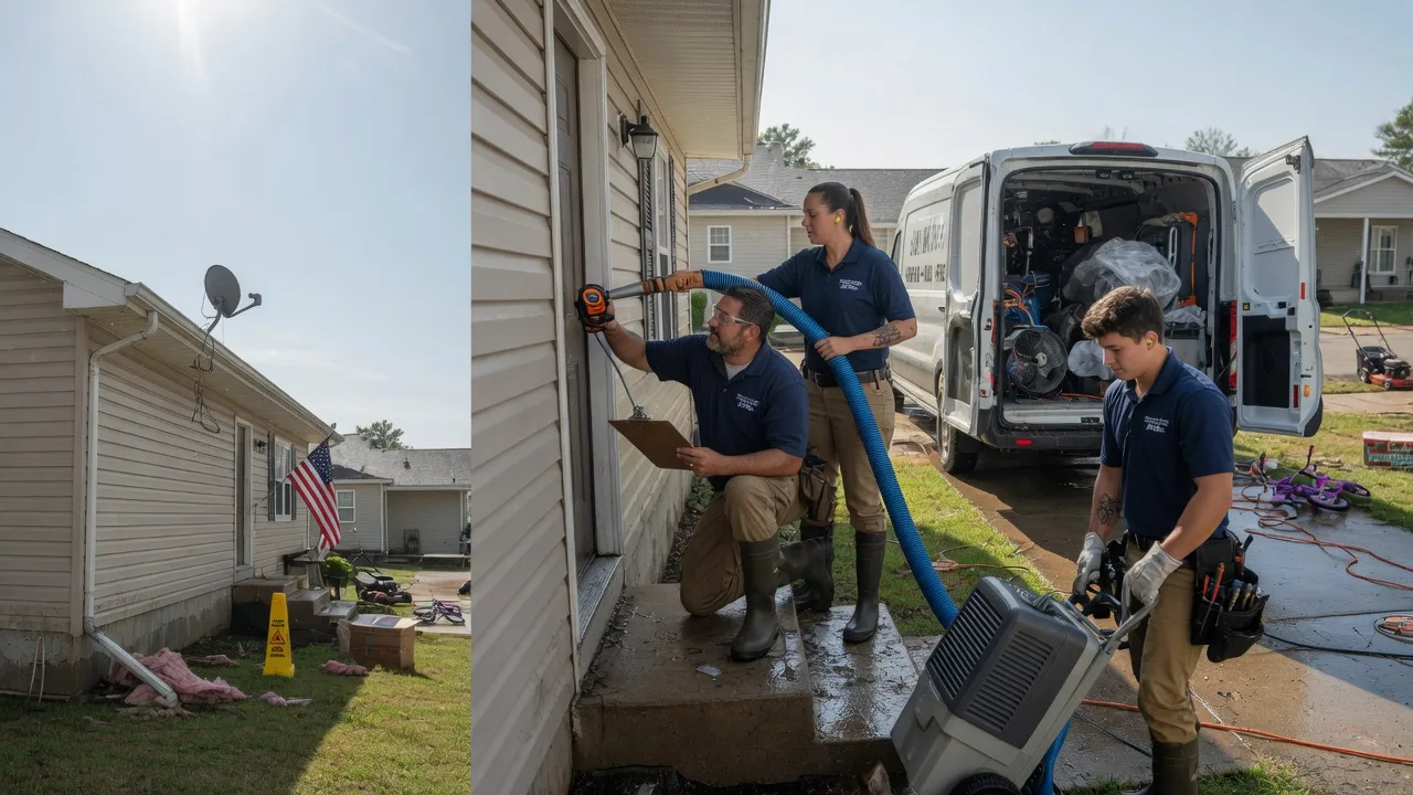 Ceiling Water Damage Restoration in Merom, IN near me